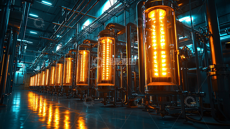 高清大图下载【趣麦麦图】工业流水线