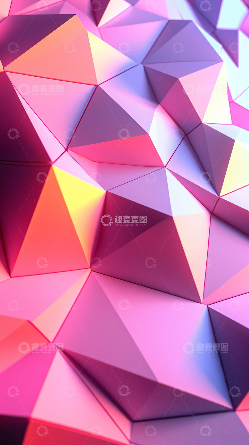 高清大图下载【趣麦麦图】抽象几何背景