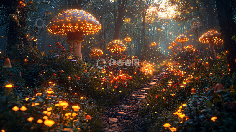 高清大图下载【趣麦麦图】梦幻森林