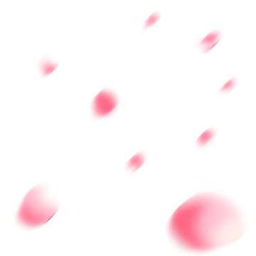 手绘漂浮元素粉色花瓣