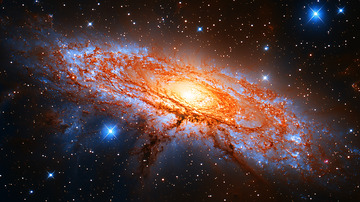 宇宙螺旋星系高清图片