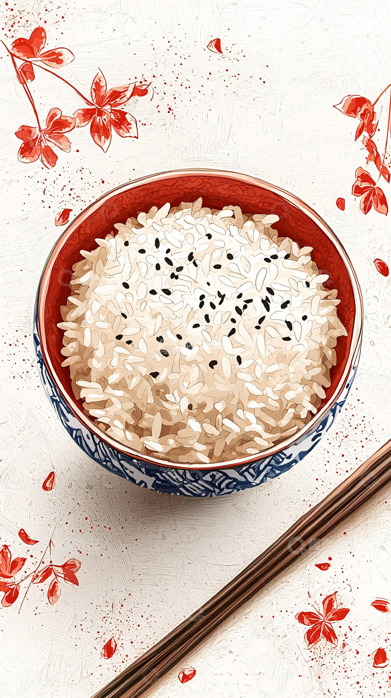 高清大图下载【趣麦麦图】米饭静物美食