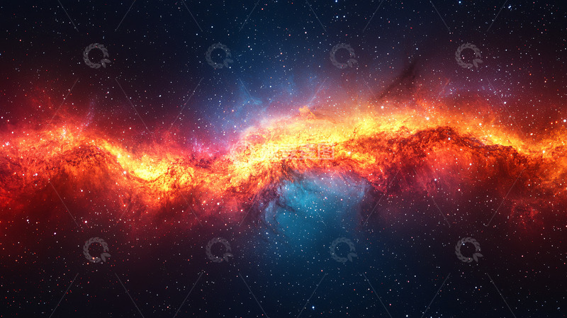 高清大图下载【趣麦麦图】宇宙星云火焰