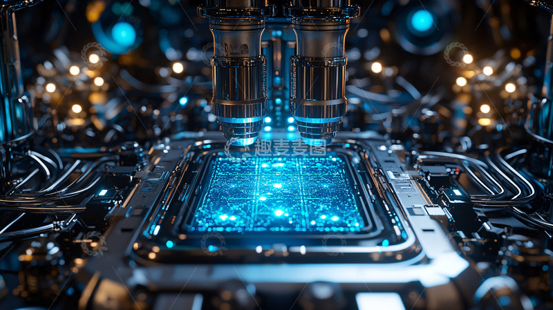 高清大图下载【趣麦麦图】科幻未来科技设备内部结构