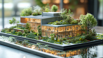绿色建筑模型