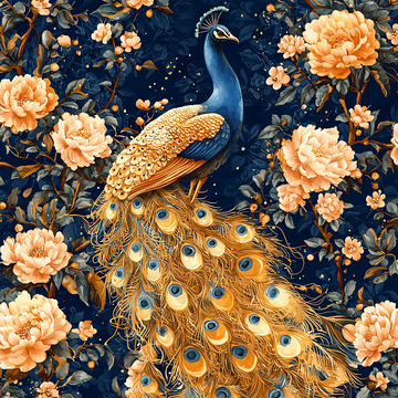 蓝孔雀花卉高清图