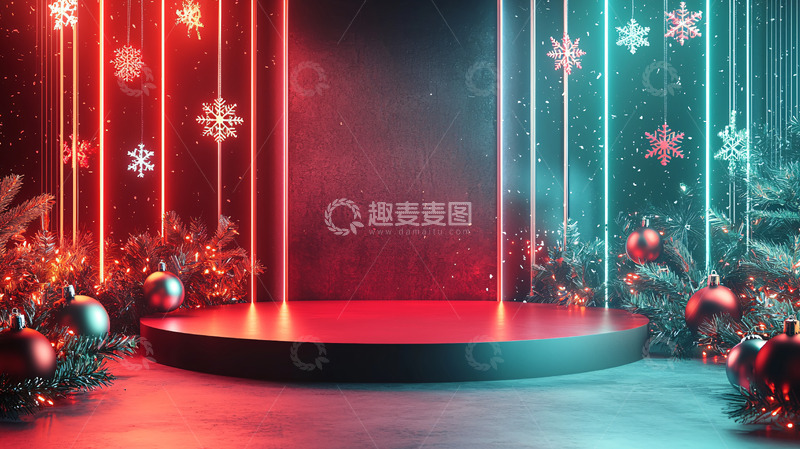 高清大图下载【趣麦麦图】圣诞节背景2