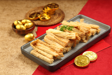 火锅配菜鲜甜炸腐竹