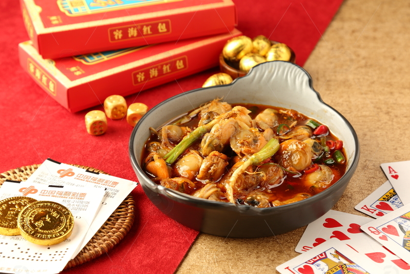 高清大图下载【趣麦麦图】辣卤黑蚬子摄影图