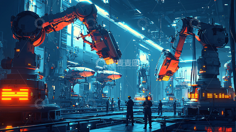 高清大图下载【趣麦麦图】未来工厂