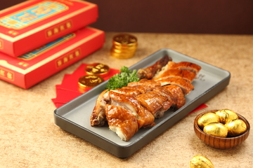 嘉兴烧卤鸭摄影图