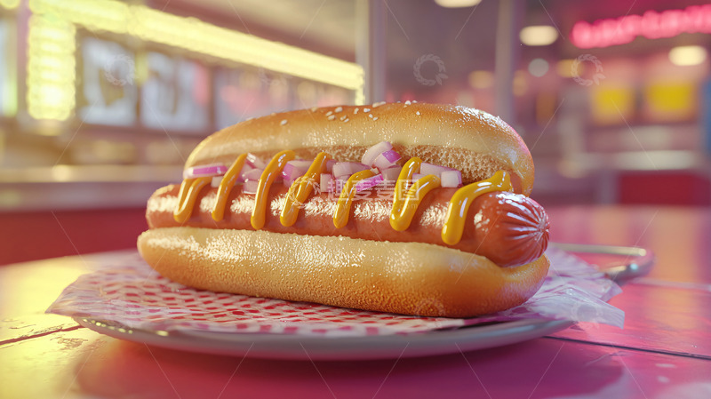 高清大图下载【趣麦麦图】美味热狗