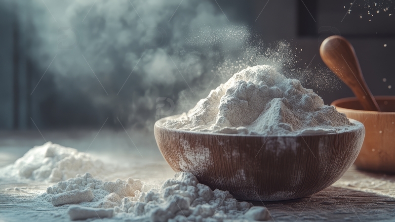 高清大图下载【趣麦麦图】高清美食主食面粉特写7