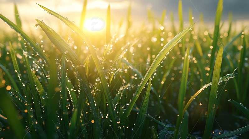 高清大图下载【趣麦麦图】高清美食主食水稻特写