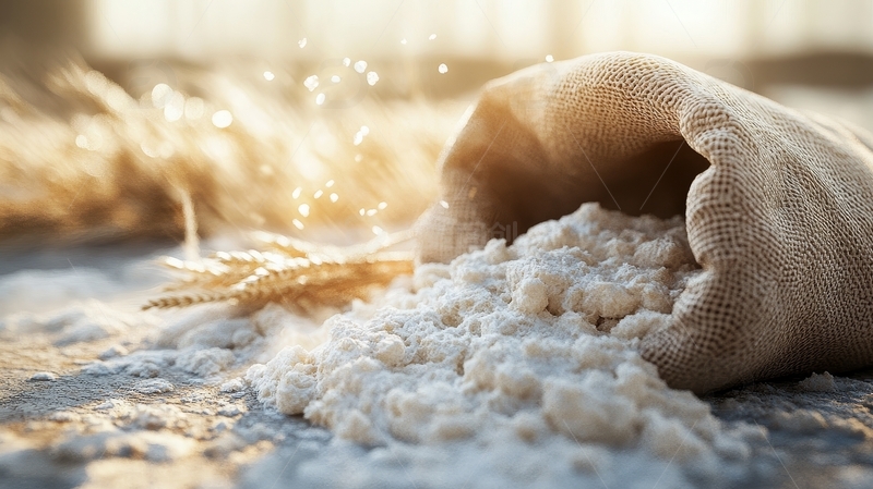 高清大图下载【趣麦麦图】高清美食主食面粉特写5