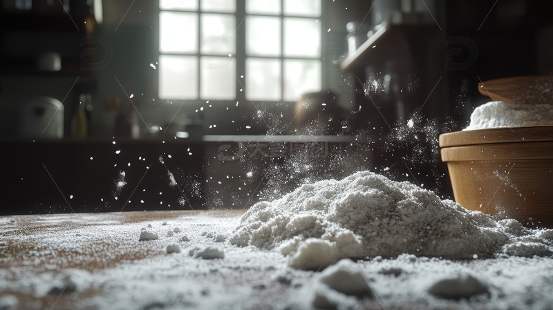高清大图下载【趣麦麦图】高清美食主食面粉特写10