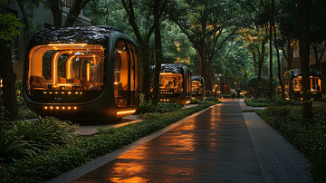 高端私密树林餐厅