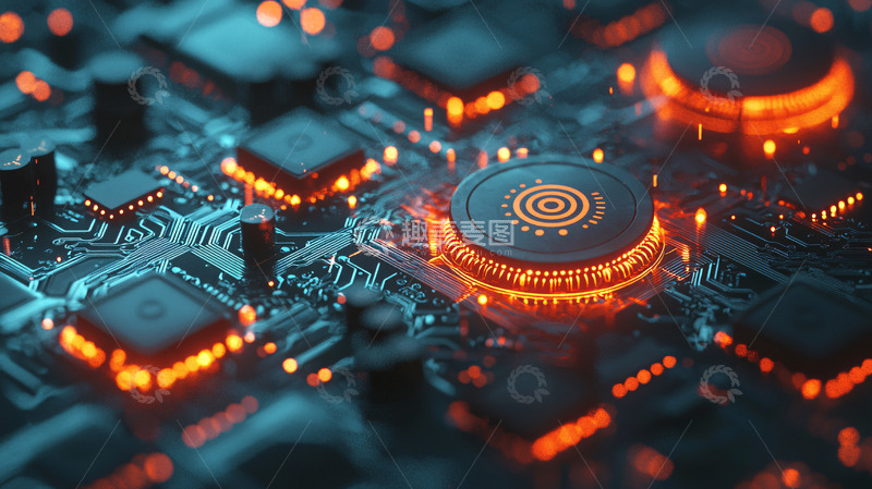 高清大图下载【趣麦麦图】电路板特写