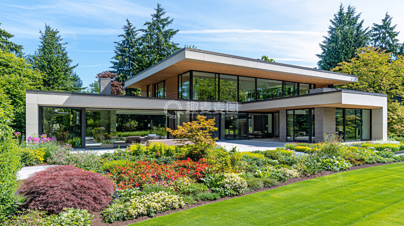 高清大图下载【趣麦麦图】现代简约风格别墅