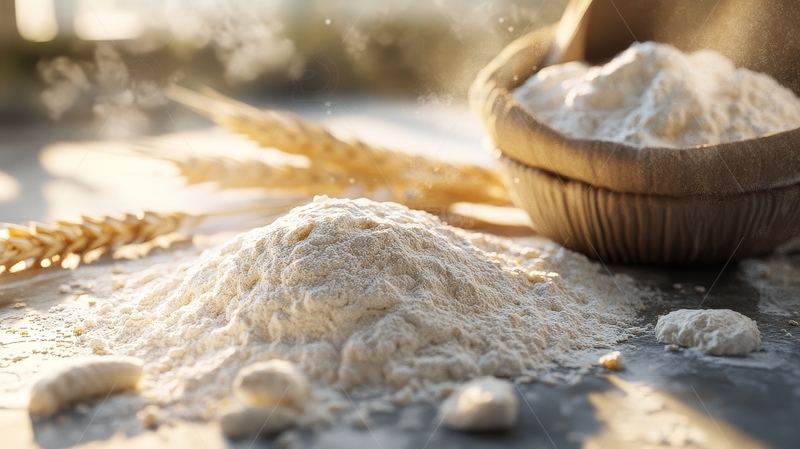 高清大图下载【趣麦麦图】高清美食主食面粉特写14
