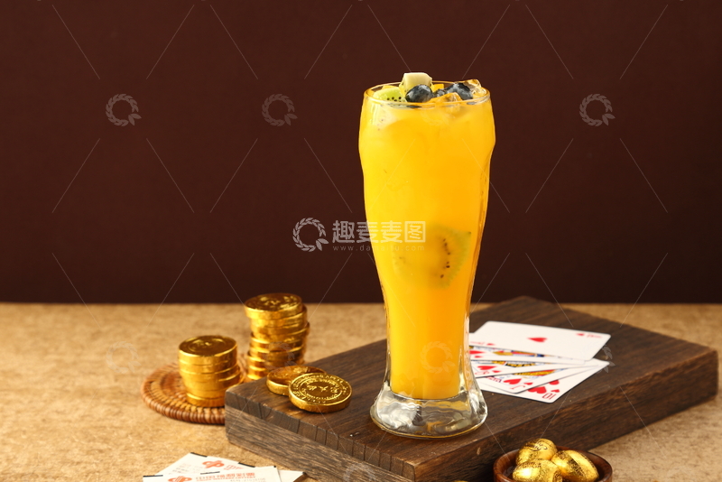 高清大图下载【趣麦麦图】果汁芒果爱香橙