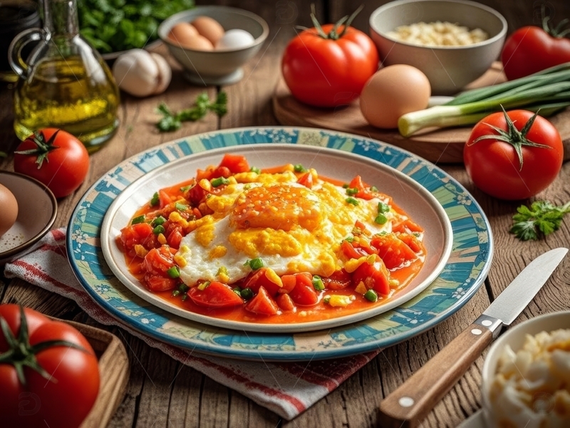 高清大图下载【趣麦麦图】主食番茄炒饭高清特写13