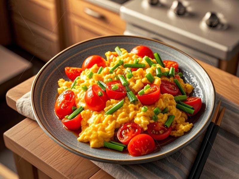 高清大图下载【趣麦麦图】主食番茄炒饭高清特写12