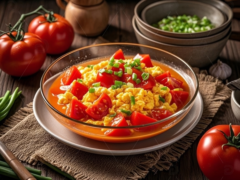 高清大图下载【趣麦麦图】主食番茄炒饭高清特写7