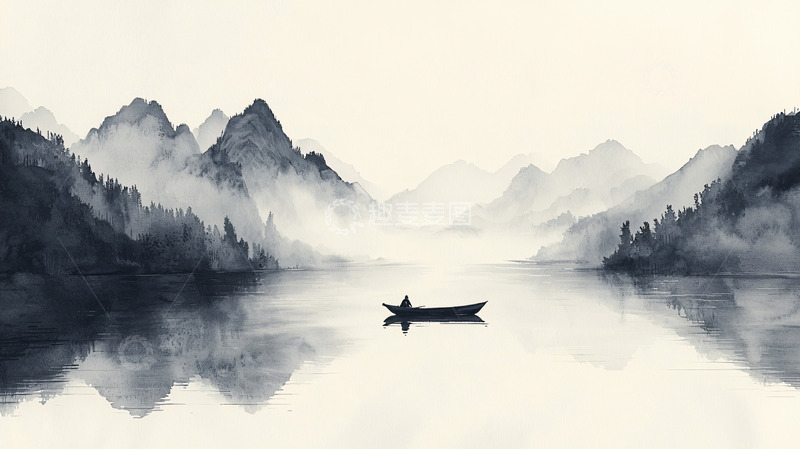 高清大图下载【趣麦麦图】水墨画