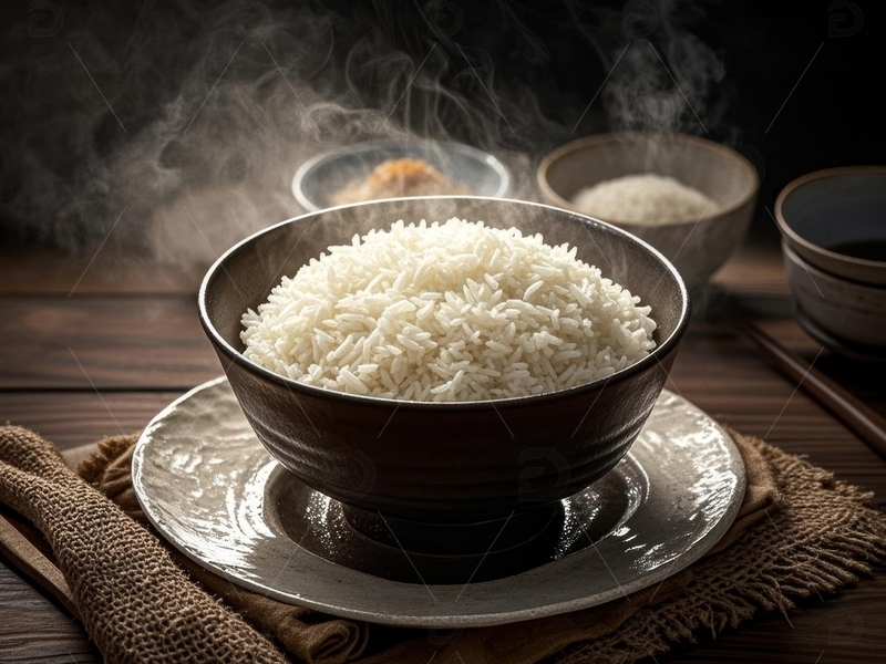 高清大图下载【趣麦麦图】美食主食大米高清特写1