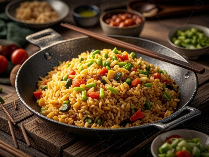 高清大图下载【趣麦麦图】美食主食米饭炒饭高清特写3