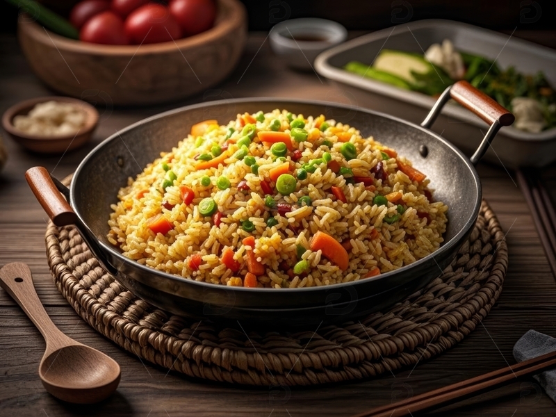 高清大图下载【趣麦麦图】美食主食米饭炒饭高清特写15