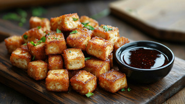 香煎豆腐块