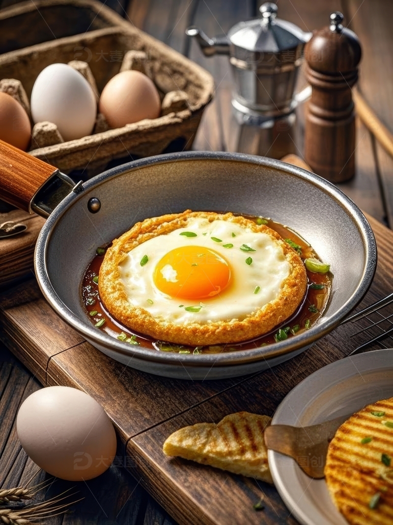 高清大图下载【趣麦麦图】高清美食摄影煎蛋特写8