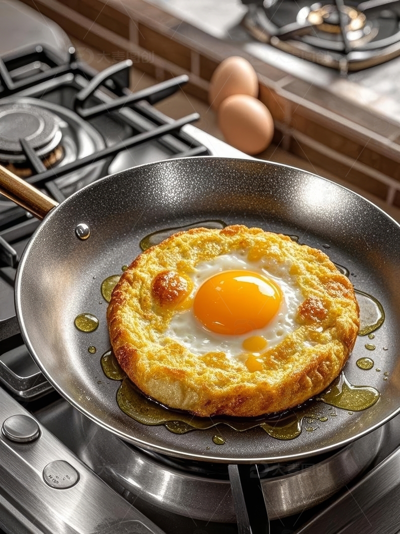 高清大图下载【趣麦麦图】高清美食摄影煎蛋特写4