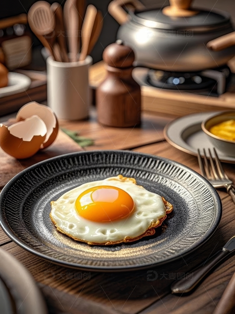 高清大图下载【趣麦麦图】高清美食摄影煎蛋特写10