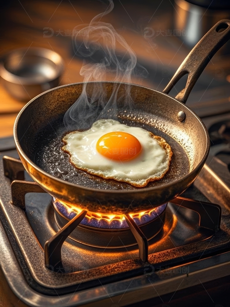 高清大图下载【趣麦麦图】高清美食摄影煎蛋特写1