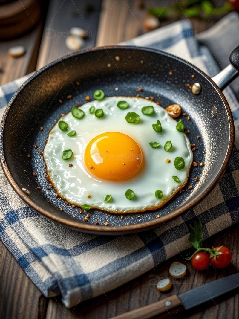 高清大图下载【趣麦麦图】高清美食摄影煎蛋特写2