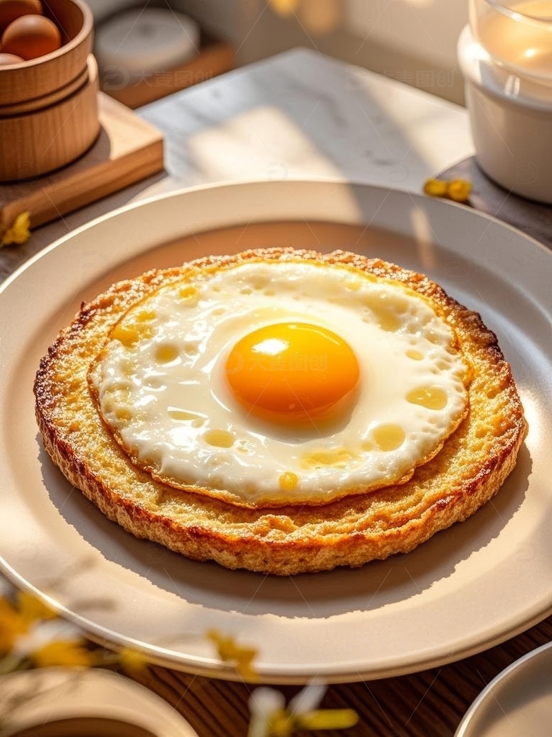 高清大图下载【趣麦麦图】高清美食摄影煎蛋特写5