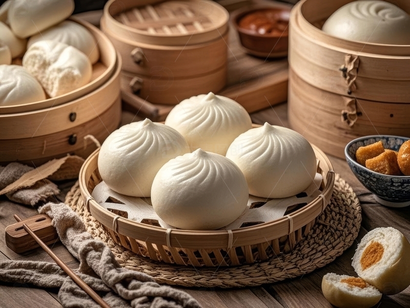 高清大图下载【趣麦麦图】主食面食馒头高清特写5