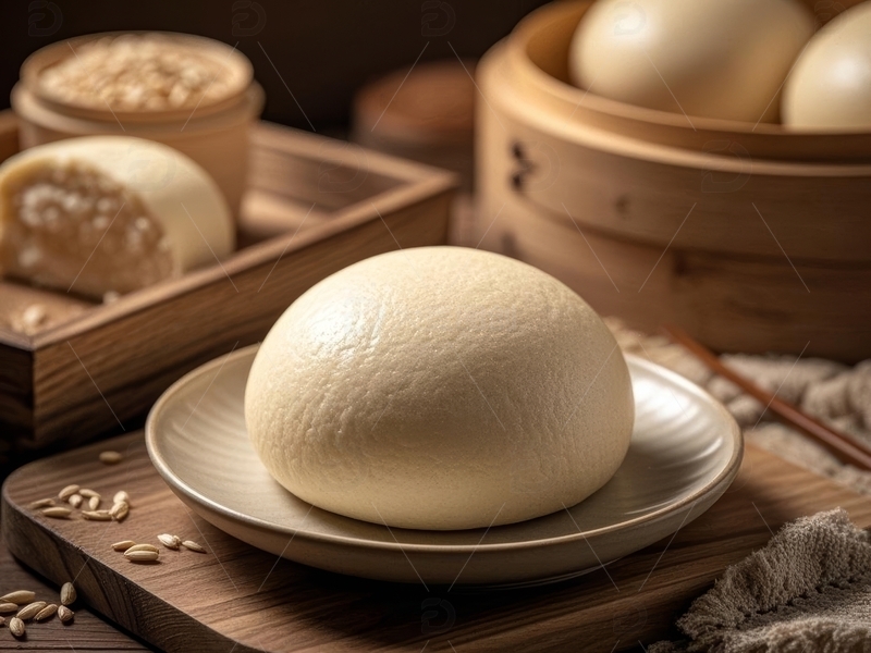 高清大图下载【趣麦麦图】主食面食馒头高清特写1