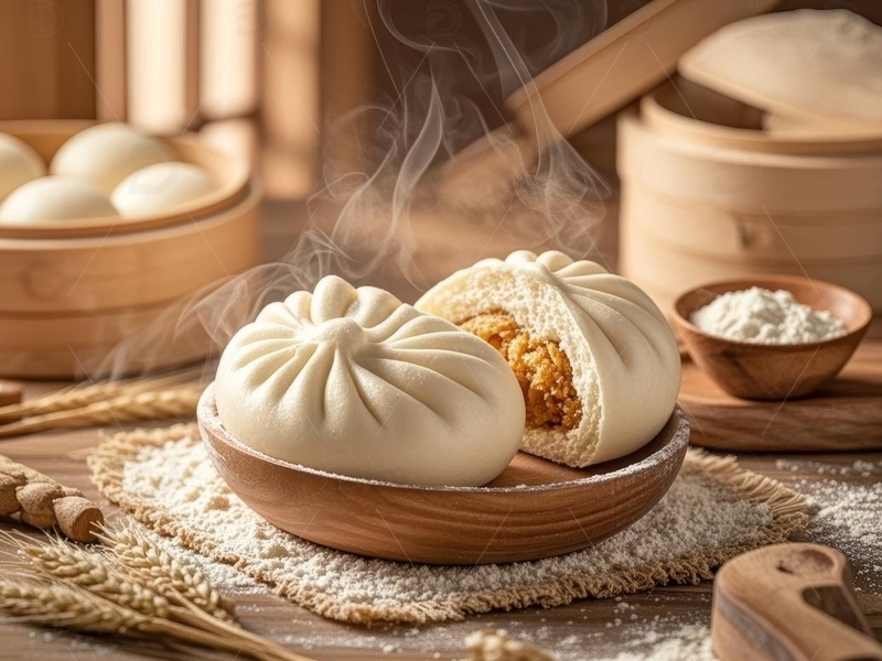高清大图下载【趣麦麦图】主食面食馒头高清特写10