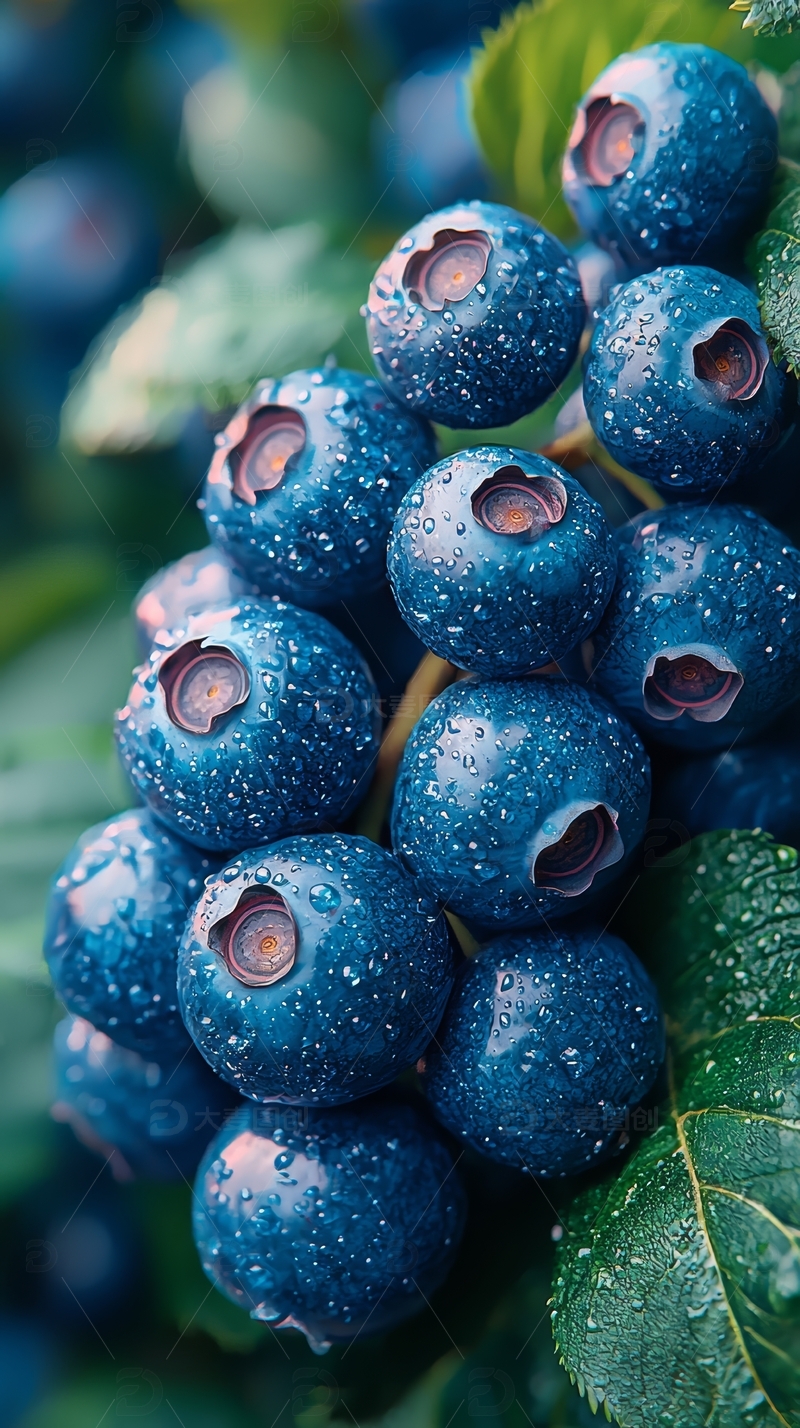 高清大图下载【趣麦麦图】新鲜水果蓝莓高清摄影特写20