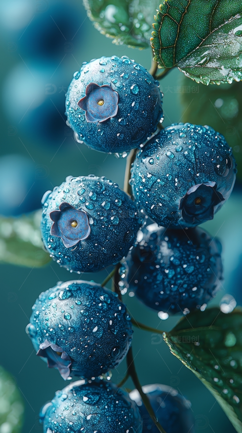 高清大图下载【趣麦麦图】新鲜水果蓝莓高清摄影特写21