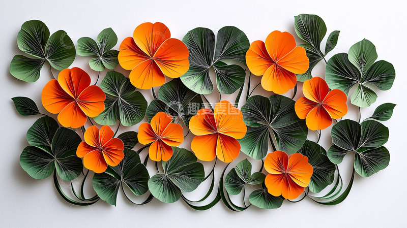 高清大图下载【趣麦麦图】纸艺花卉3