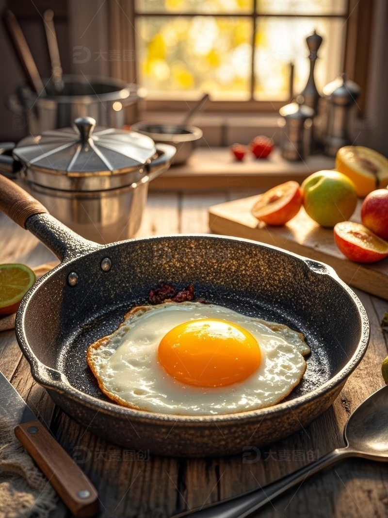 高清大图下载【趣麦麦图】高清美食摄影煎蛋特写17