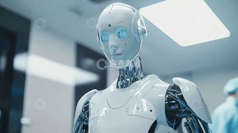 高清大图下载【趣麦麦图】未来感机器人