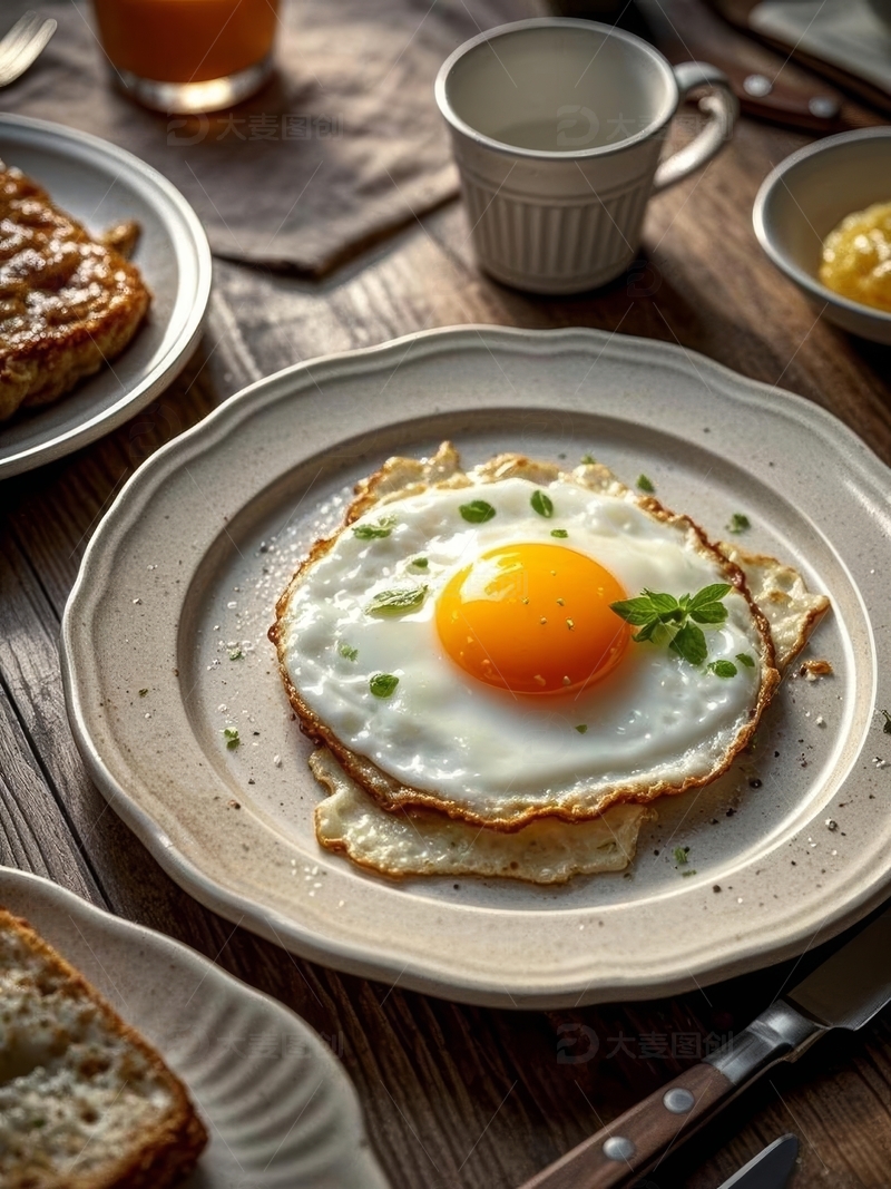 高清大图下载【趣麦麦图】高清美食摄影煎蛋特写15