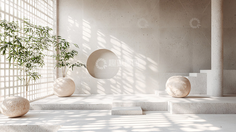 高清大图下载【趣麦麦图】极简风室内设计