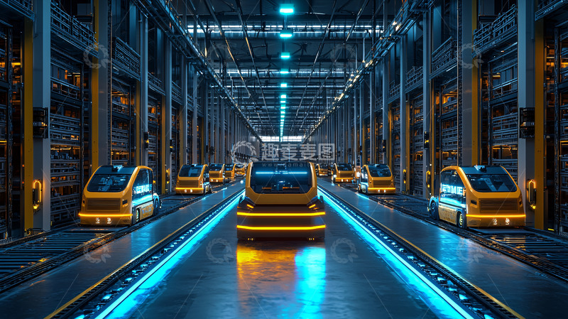 高清大图下载【趣麦麦图】未来科技感仓库